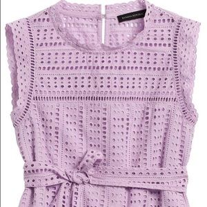 banana republic | eyelet tie waist top